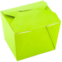 Vente en gros de boîte de fruits à salade en papier ivoire de qualité alimentaire boîtes jetables d'emballage à emporter pour déjeuner