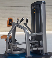 Máquina de remo sentado con carga de placas de grado comercial, entrenador profesional de fuerza para espalda, para gimnasio y hogar
