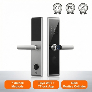 Cerradura Inteligente WiFi Tuya con Huella Dactilar y Teclado Digital, Cerradura de Seguridad para el Hogar con Control de Acceso sin Llave - Product Image 1