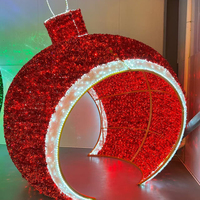 Lumières de décoration LED commerciales, lumières de Noël imperméables pour l'extérieur, lumières à motif en arche