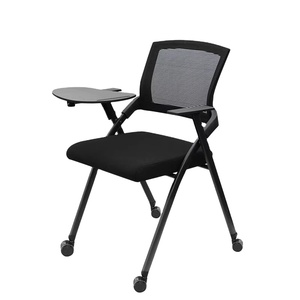 <span class=keywords><strong>Chaise</strong></span> de formation pliable avec tablette d'écriture, <span class=keywords><strong>chaise</strong></span> de <span class=keywords><strong>bureau</strong></span> et de conférence confortable et portable, mobilier de conférence - Product Image 1