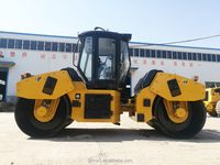 GZMA GZC204P Compacteur vibrant à double tambour de 3,8 tonnes, compresseur de sol hydraulique 26,5 kW 30 KN 0~12 km/h, faible coût d'entretien, 25 % de réduction sur les frais de route
