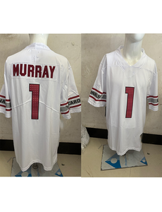 Maillots de football américain à manches courtes personnalisés avec nom et numéro de l'équipe d'Arizona, imprimés, 100% polyester, respirants et à séchage rapide - Product Image 2