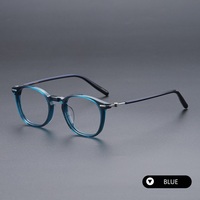 Montures de lunettes en titane et acétate 6005 unisexe – Monture optique en titane – Vente chaude – Vente en gros usine
