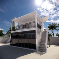 Maisons préfabriquées de luxe bon marché moderne Mobile Living Houses préfabriquées conteneur à vendre dans Usa American Florida Guam