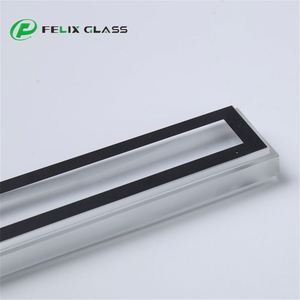 Verre trempé rectangulaire long à LED du fabricant avec impression sérigraphique pour éclairage mural extérieur à LED - Product Image 3