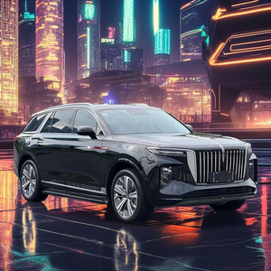 Hongqi รถ SUV 7-Seater ไฟฟ้า <span class=keywords><strong>E</strong></span>-HS9หรูระยะ460กม. รถพลังงานใหม่ขนาดเล็ก2024เชื้อเพลิงไฮบริด - Product Image 3