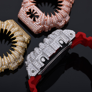 DW6900 Buss Down <span class=keywords><strong>G</strong></span> Watch Part Pass Diamond Tester VVS Moissanite Iced Out Claw Watch Bezel Luxury <span class=keywords><strong>Shock</strong></span> Watch Case for Men Women - Product Image 3