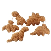 Porte-clés dinosaure en peluche doux, jouets en peluche poulet moelleux, animaux en peluche, porte-clés dinosaure, cadeau pour enfants, porte-clés dinosaure