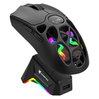 H16PRO Mouse Gaming Tri-mode Konektivitas Ringan E-sports 2.4G//Kabel Notebook Kantor Desktop Layar Pintar Magnetik