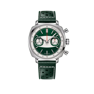 นาฬิกา Breitling รุ่น BLS-V2 Top Time ระบบจักรกล สายหนังแท้ ตัวเรือนโลหะ กระจกมิเนอรัล กันน้ำ 50 บาร์ ตัวล็อคแบบ Tang Buckle - Product Image 1