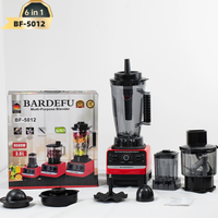 Robot culinaire électrique multifonction 6-en-1 OEM/ODM Bardefu, mixeur-broyeur-presse-agrumes commercial et domestique 3-en-1, capacité 3L, puissance 9500W