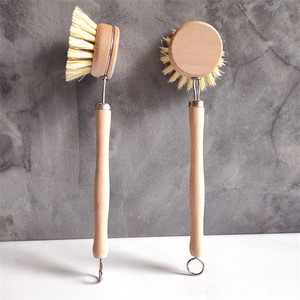 Cepillo para Platos de Bambú con Logotipo Personalizado, con Cerdas de Sisal Naturales de Larga Duración, Cepillo de Limpieza Ecológico para Cocina - Product Image 6