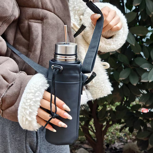 Termos otomatis 500ml dengan tali, botol teh <span class=keywords><strong>Mate</strong></span> dengan tali semua dalam satu, siap untuk perjalanan - Product Image 4