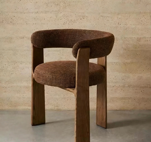 Chaise de salle à manger en bois de frêne massif au design moderne, couleur personnalisable, chaise de loisirs, mobilier pour la maison - Product Image 5