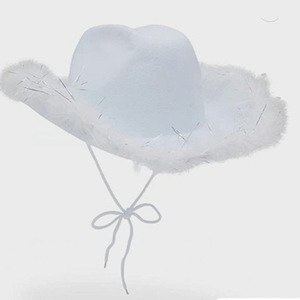 Chapeau de Cowboy Rose Chapeaux de Cowgirl <span class=keywords><strong>Rodéo</strong></span> Princesse Dress-Up Enterrement de vie de jeune fille Halloweens & Play Costume - Product Image 6