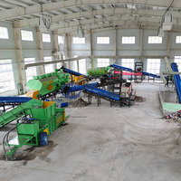 Machine pour transformer les déchets plastiques en briques, machine de séparation des déchets solides, machine d'élimination des déchets