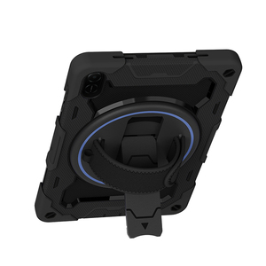 Béquille rotative robuste étui en silicone PC robuste avec bandoulière pour <span class=keywords><strong>Huawei</strong></span> Honor Pad X9 / Honor Pad X8A 11 <span class=keywords><strong>pouces</strong></span> - Product Image 4