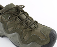 Chaussures de randonnée tactiques d'extérieur ESDY vertes pour hommes, bottes de randonnée antidérapantes légères, respirantes, chaussures de trekking