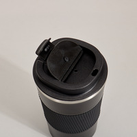 Taza de Café de Viaje de Acero Inoxidable de Doble Pared con Aislamiento al Vacío, Diseño Moderno, Tapa Antiderrames, Libre de BPA, Boca Ancha, para Oficina