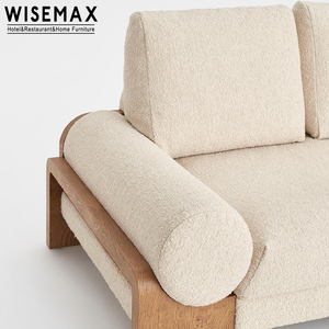 WISEMAX-muebles de diseño nórdico para el hogar y <span class=keywords><strong>la</strong></span> sala de estar, sofá simple y pequeño de tela japonesa de viento silencioso de madera sólida para familia - Product Image 6