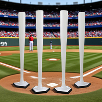 Gobelet à bière en PP réutilisable sans BPA de 22 oz en forme de batte de baseball avec support, verre à bière incassable en plastique pour les célébrations sportives au stade