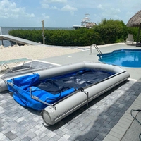 Docks gonflables en PVC pour le surf - Docks flottants marins robustes avec une construction durable, pliables et légers, surface antidérapante