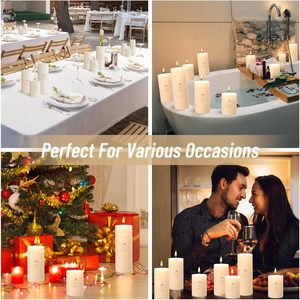 Velas LANJO sin Goteo, sin Aroma, sin Humo, de Larga Duración, Decorativas, Rústicas, con Mecha de Algodón para Bodas, Hogar y Chimenea - Product Image 6