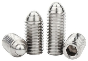 สกรูลูกปืนสปริงหัวหกเหลี่ยมสแตนเลส 304/316 สำหรับยึดกระจก ขนาด M3 M4 M5 M6 - Product Image 4