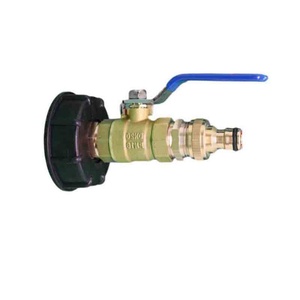 อะแดปเตอร์ถัง IBC รุ่น S60X6 พร้อมหัวตรงสำหรับส่งออก ใช้กับก๊อกน้ำฝน IBC ข้อต่อสายยางถังน้ำฝน อะแดปเตอร์ถัง IBC - Product Image 1