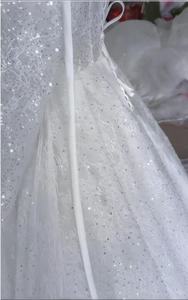 Vestido de Novia Africano Personalizado 2026, Hombros Descubiertos, Mangas Largas con Transparencias, Lentejuelas, Encaje con Cuentas, Vestido de Baile, Talla Grande - Product Image 5