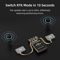 Modul GNSS Centimeter RadioLink RTK F9P, U-blox F9P, Base Rover Switch, 20Hz, untuk Drone Pertanian, Toko Unggulan