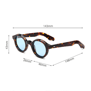 Vintage Retro <b>Sunglasses</b> Round 2026 New Design <b>Sunglasses</b> Fashion Glasses Polarized Acetate <b>Sunglasses</b> - Product Image 5