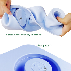 Moule à glaçons en silicone personnalisé à 3 cavités, grand format, à dissolution lente, qualité alimentaire, pour machine à glaçons, pour gobelet de 40 oz, outil à crème glacée - Product Image 4