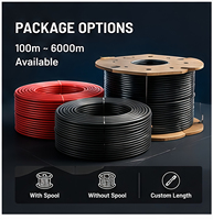Harga Produsen untuk Kabel PV Tegangan Rendah EN50618 4mm XLPE LSZH DC 1500V Tembaga Berlapis Timah Tianyuan -40~+90 untuk Sistem PV