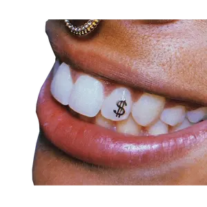 Venta Caliente: Gemas Dentales Sandra, Chapadas en Oro Sólido de 18K, con Parte Posterior Plana, Accesorios Multiusos para Blanqueamiento Dental, Venta al Por Mayor Personalizada - Product Image 1