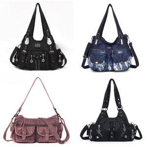 Y2k Vintage moteur sac à bandoulière grande capacité rétro Grunge haute qualité luxe concepteur PU <span class=keywords><strong>cuir</strong></span> fourre-tout - Product Image 4