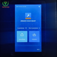 Cerradura Inteligente para Apartamentos Yinlong, Gabinete de Llaves Digital Seguro, Sistema de Gestión de Llaves Electrónicas con Tarjeta RFID/Huella Dactilar CE