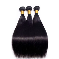 Extensions de Cheveux Humains en Paquet, Cheveux Remy Vierges, Cuticules Alignées, Double Trame, 100% Cheveux Brésiliens Vierges, Lisses, Ondulés, Bouclés