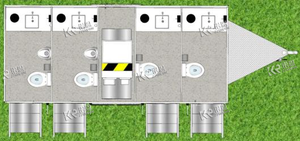 Conteneur maritime extérieur de haute qualité certifié CE pour bar à bière en forme de citerne à ciment - Product Image 4