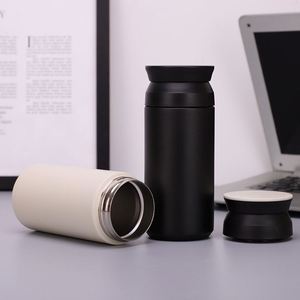 Vaso Térmico Antiderrames de 350ml/500ml, Cuadrado, de Acero Inoxidable, con Tapa, Recuerdo - Product Image 4