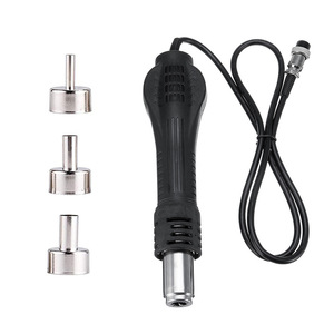 Pistola de aire caliente portátil mini 858 858D con temperatura ajustable para desoldar y reparar teléfonos móviles con 3 boquillas - Product Image 1