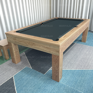 Table de <span class=keywords><strong>billard</strong></span> de salle à manger de style américain moderne de luxe en bois massif de qualité supérieure, vente en gros d'usine 2024, usage commercial - Product Image 3
