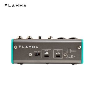 Console de mixage <span class=keywords><strong>Flamma</strong></span> FM10 6 canaux avec interface USB et alimentation fantôme 48V - Product Image 3
