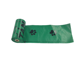 ถุงเก็บอุจจาระสุนัขแบบพิมพ์ลายเอง HDPE ย่อยสลายได้ทางชีวภาพ ขายส่งแบบม้วน - Product Image 3