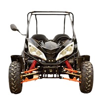 Kart de plage 150cc refroidi par air, véhicule tout-terrain deux places à quatre roues, moto tout-terrain renforcée avec transmission par chaîne 428