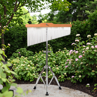 Harp Chimes Stand Percussion Instrument Music Wind Chimes Height Adjustable 36 Tone Bar Chimes