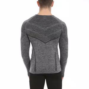 Suéter de Punto Básico Ajustado Personalizado, Jersey de Cuello Redondo para Hombre, Tops de Otoño e Invierno, Camiseta de Algodón, Manga Larga Informal para Hombre - Product Image 3