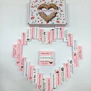 Lust <span class=keywords><strong>Tower</strong></span> Jeu de blocs à empiler en bois pour adultes, super coquin, jeu de <span class=keywords><strong>Jenga</strong></span> - Product Image 2