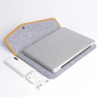 Vente chaude feutre bureau affaires transportant feutre pochette d'ordinateur porte-documents Document sac à main housse de protection